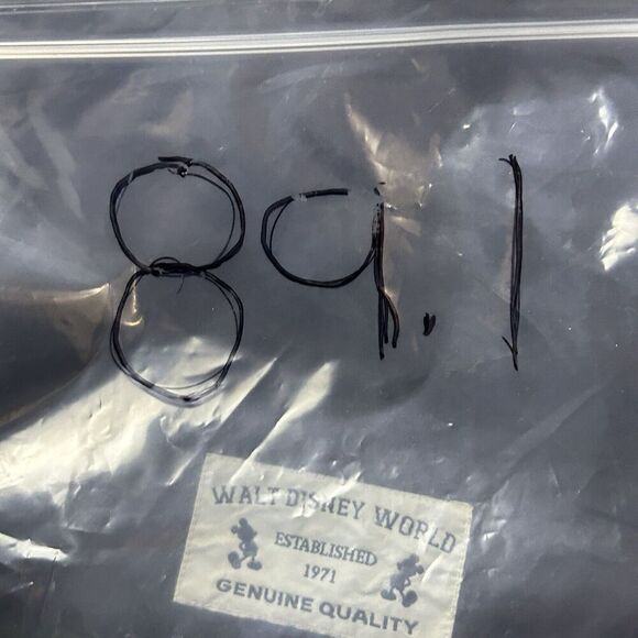 Vtg Walt Disney World Sz XXL Blue 1/4 Zip Windbreaker Jacket Mickey Packable - Picture 14 of 14